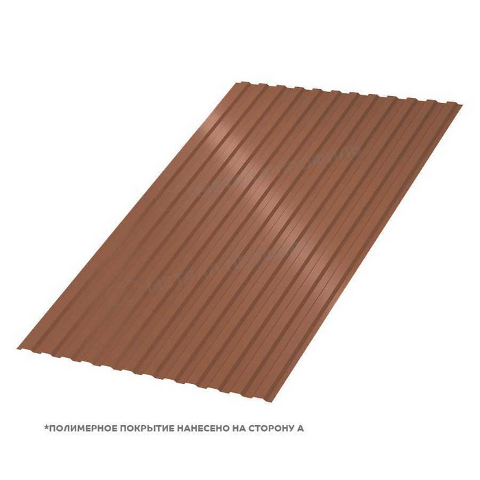 Профлист Металл Профиль МП-10 0,5 PURETAN® RR 750 Терракотовый | B